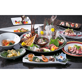 料理長お薦めのコース料理。