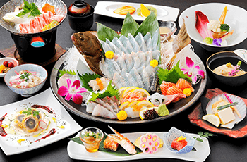 料理長お薦めのコース料理。